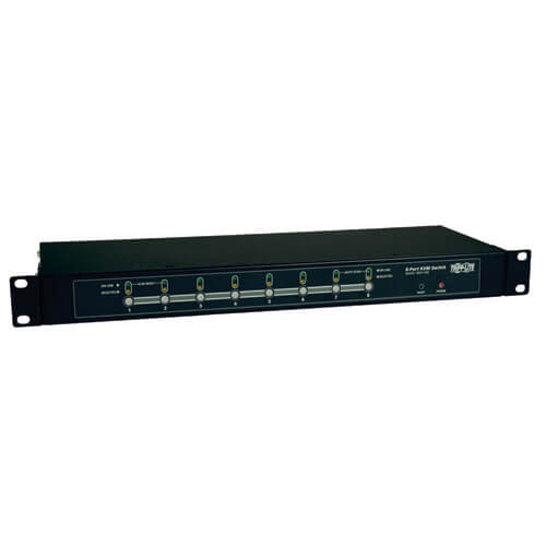 TRIPPLITE 8Port KVM Switch, 1U RackMount, OnScreen Display (B007008) Vish Computers