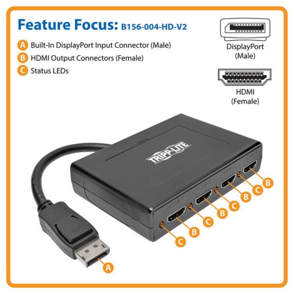 4 port mst hub